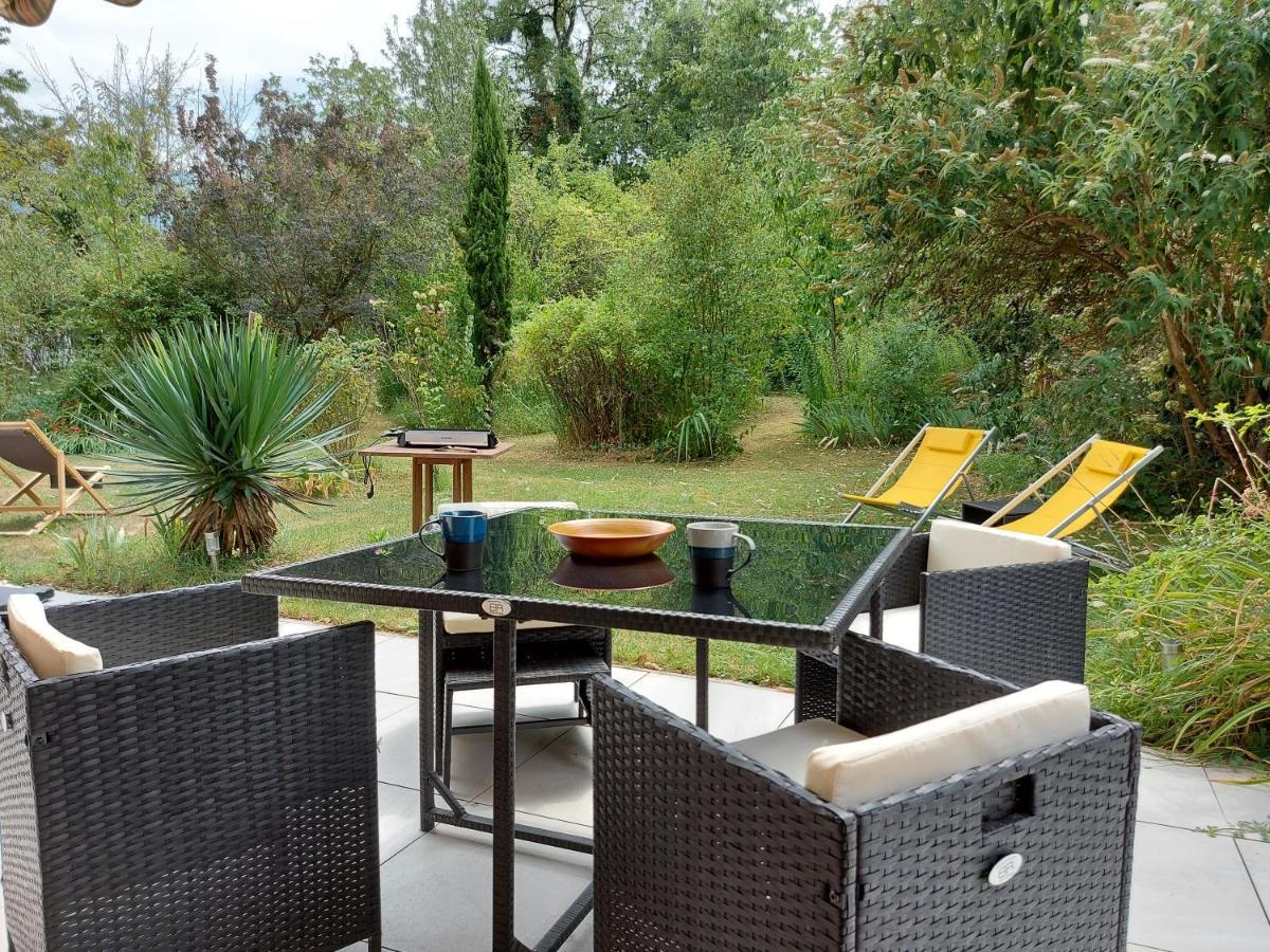 Centre St Jorioz : Charmant Et Spacieux Studio Avec Terrasse Et Jardin Privatif 圣若里奥 外观 照片